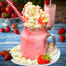 Mocktail Strawberry Milkshake